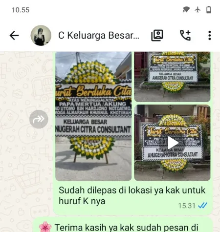 Pengiriman Papan Bunga Duka Grogol